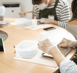 就労支援の様子