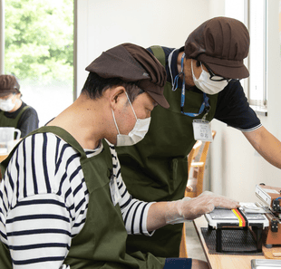就労支援の様子